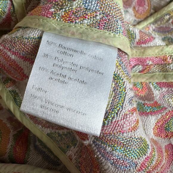 AKRIS PUNTO Multicolor Pastel Daisy Floral Knit Blazer/Jacket Size 8 - Picture 6 of 7